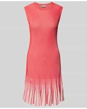 Ted Baker Knielange Jurk Met Ronde Hals - Roze