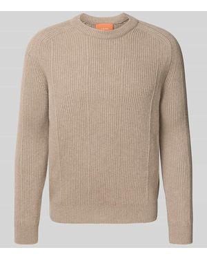 Cruna Strickpullover aus Wolle Modell 'Fuji' - Natur