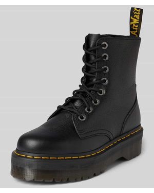 Dr. Martens Boots aus Leder mit Reißverschluss Modell 'Jadon III' - Schwarz