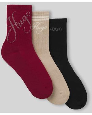 HUGO Socken aus Baumwoll-Mix im 3er-Pack - Pink