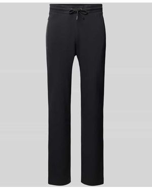 Bugatti Regular Fit Sweatpants mit Tunnelzug - Blau
