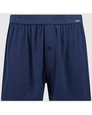 SKINY Boxershorts Aus Jersey - Blau