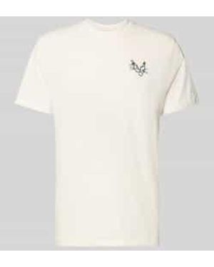 Dedicated T-Shirt Met Motiefprint - Naturel