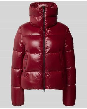 Save The Duck Regular Fit Steppjacke mit Stehkragen Modell 'Isla' - Rot