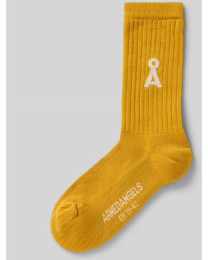 ARMEDANGELS Socken aus Baumwoll-Mix Modell 'SAAMUS BOLD' - Orange