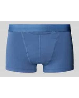 Hom Boxershort Met Label - Blauw