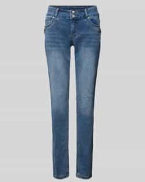 Buena Vista Slim Fit Jeans Met Viscose - Blauw