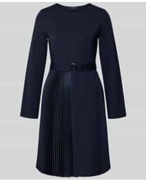 Weekend by Maxmara Regular Fit Jersey Jurk Met Lyocell, Model 'Talamo' - Blauw