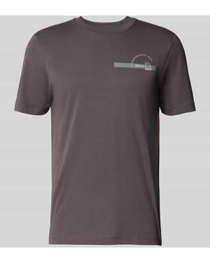 Tom Tailor Regular Fit T-Shirt aus reiner Baumwolle - Grau