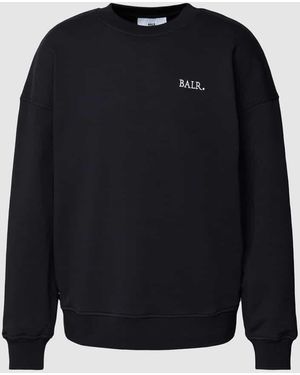 BALR Sweatshirt Mit Label-Stitching Modell 'Game Of The Gods' - Blau