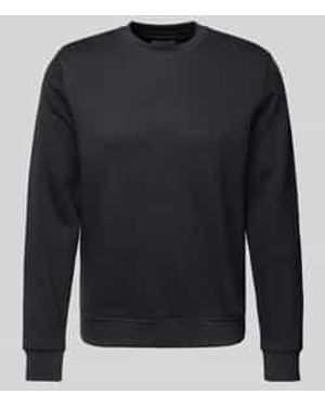 Mcneal Regular Fit Sweatshirt Met Logostitching - Blauw