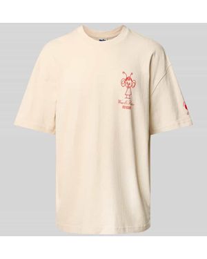 Deus Ex Machina T-Shirt mit Label-Print - Natur