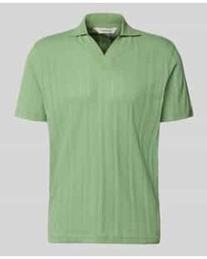 SELECTED Regular Fit Poloshirt Van Katoenmix Model 'Travis' - Groen
