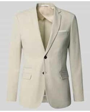 SELECTED Slim Fit Colbert Met Wol Model 'Slim-Oasis' - Naturel