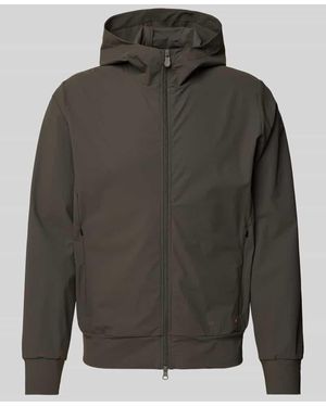 Save The Duck Windbreaker mit Zweiwege-Reißverschluss Modell 'LUIZ' - Grau