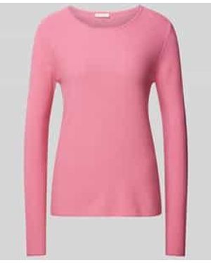 Tom Tailor Regular Fit Gebreide Pullover Met Katoen - Roze