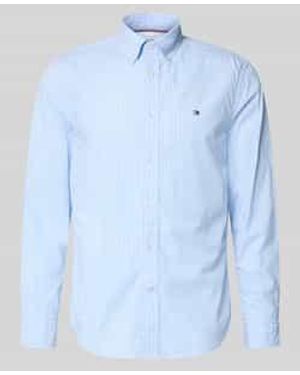 Tommy Hilfiger Casual Overhemden - Blauw