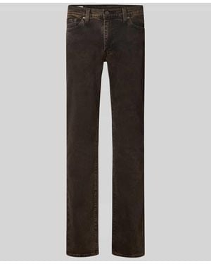 Levi's Slim Fit Jeans aus Baumwoll-Mix Modell '511® SLIM' - Schwarz