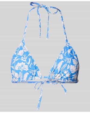 Jake*s Bikini-Oberteil in Triangel-Form - Blau
