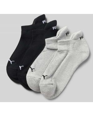 PUMA Socken aus Baumwoll-Mix im 4er-Pack Modell 'Cushioned' - Weiß