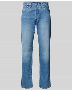 Levi's Wide Leg Fit Jeans Modell '501®' - Blau
