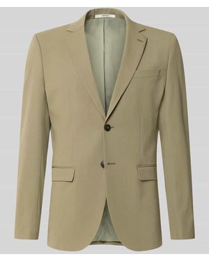 SELECTED Slim Fit Sakko mit Viskose-Anteil Modell 'LIAM' - Grün