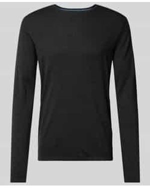 Christian Berg Men Strickpullover Mit Rundhalsausschnitt - Schwarz