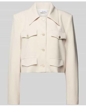 Be Pure Dutch Blazer Mit Umlegekragen - Natur