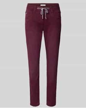 Tom Tailor Relaxed Fit Broek Van Katoenmix - Paars
