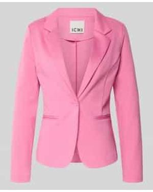 Ichi Regular Fit Blazer Met Viscose Model 'Kate' - Roze