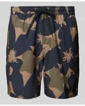 Quiksilver Zwembroek Met Klepzak Aan De Achterkant, Model 'Surfsilk' - Blauw