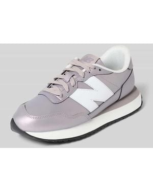 New Balance Sneaker aus Leder-Mix - Weiß