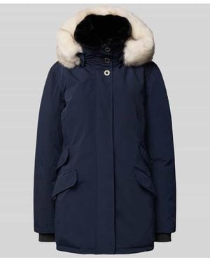 Wellensteyn Funktionsjacke Mit Kunstfellbesatz Modell 'Enterprise' - Blau