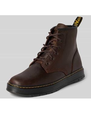 Dr. Martens Schuhe aus echtem Leder Modell 'Brookline' - Braun