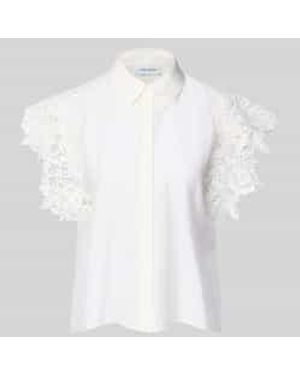 Cph Muse Blouses Korte Mouw - Wit
