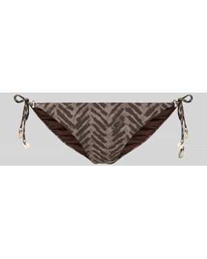 Banana Moon Bikini-Hose mit seitlicher Schnürung Modell 'DREA SILVARY' - Mettallic