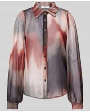 ZABAIONE Regular Fit Overhemdblouse Met Ballonmouwen, Model 'He44Ddaa' - Roze