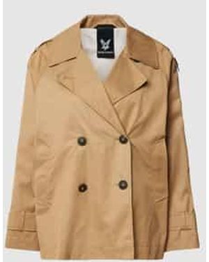 Fuchs & Schmitt Trenchcoat Met Kort Model - Naturel