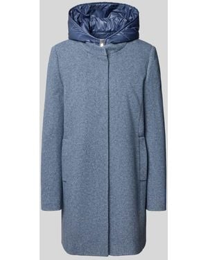 Fuchs & Schmitt Mantel mit Kapuze - Blau