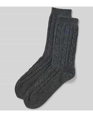 Polo Ralph Lauren Socken mit Label-Stitching - Grau