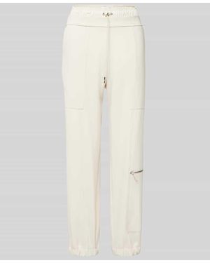 Daydream Regular Fit Culotte Mit Aufgesetzten Eingrifftaschen - Weiß