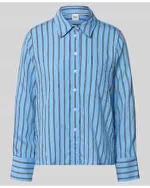Brax Blouses Lange Mouw - Blauw
