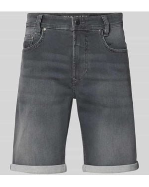 M·a·c Bermudas in Denim-Optik - Grau