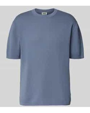 DRYKORN Gebreid Shirt Met Structuurmotief - Blauw