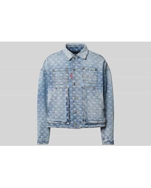 DSquared² Jeansjacke aus reiner Baumwolle - Blau