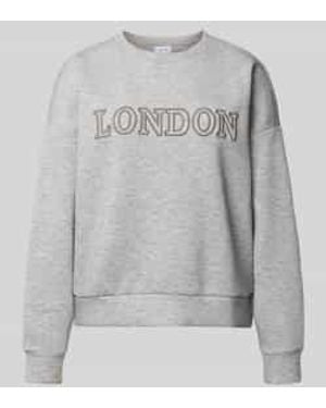 Vila Sweatshirt Met Ronde Hals, Model 'Reflect - Grijs