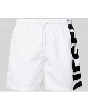 DIESEL Badehose mit elastischem Bund Modell 'RIO' - Weiß