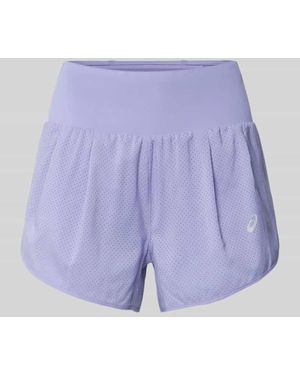 Asics Shorts mit integrierter Tights Modell 'ROAD' - Lila