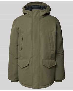 Napapijri Jacke mit Kapuze Modell 'CORNIER' - Grün