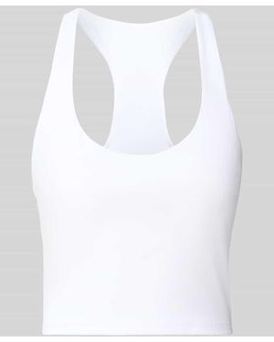 Fabletics Cropped Top mit integrierten Cups - Weiß